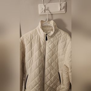 Lightweight white Ralph Lauren puffer jacket XL